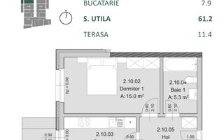 Apartament nou 2 camere Zona Centrala | Comision 0% - Poză 2