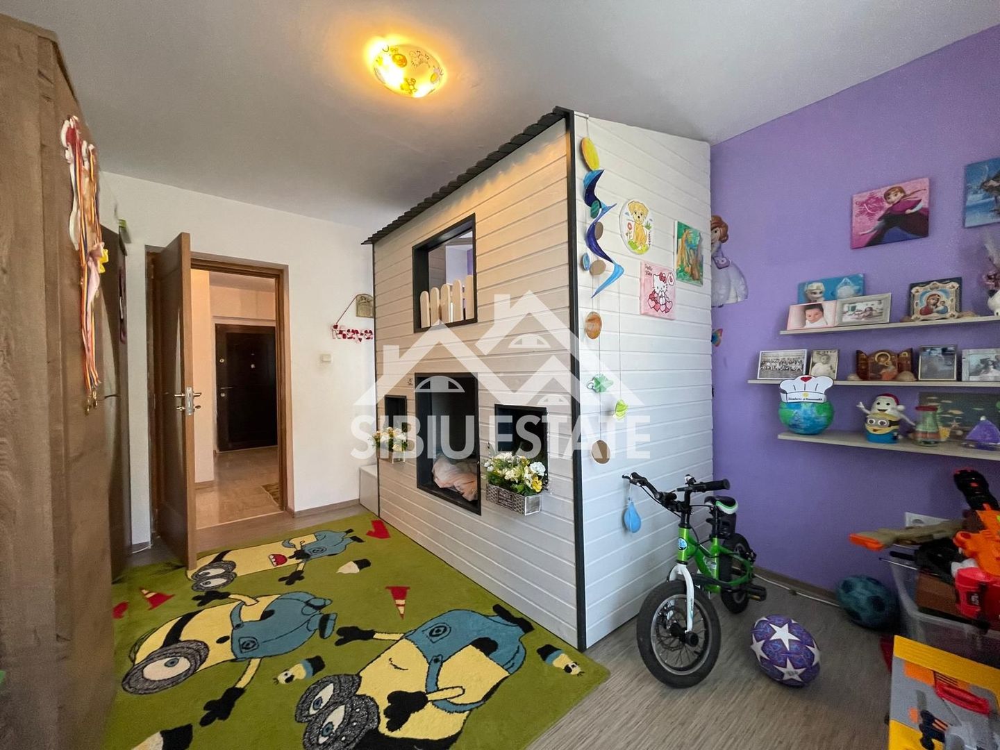 Apartament mobilat utilat 3 camere 2 balcoane–Șelimbar, Brana 123000 e - Poză 4