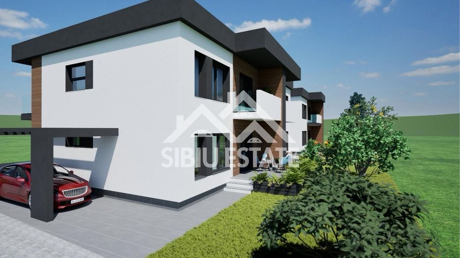 Casa nou 4 camere 129 mp utili Teren 250 mp zona buna Selimbar - Poză 4