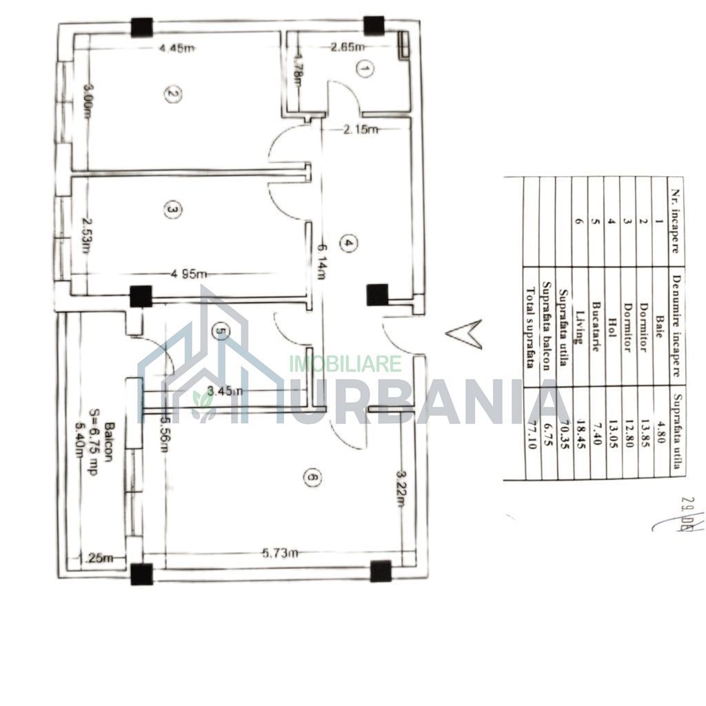 Apartament 3 camere in Cartierul Visoianu + loc de parcare subteran - Poză 2