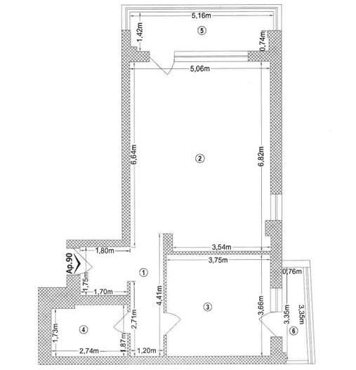 Apartament 2 cam Dristor, bloc nou, parcare, terasa + balcon - Poză 14