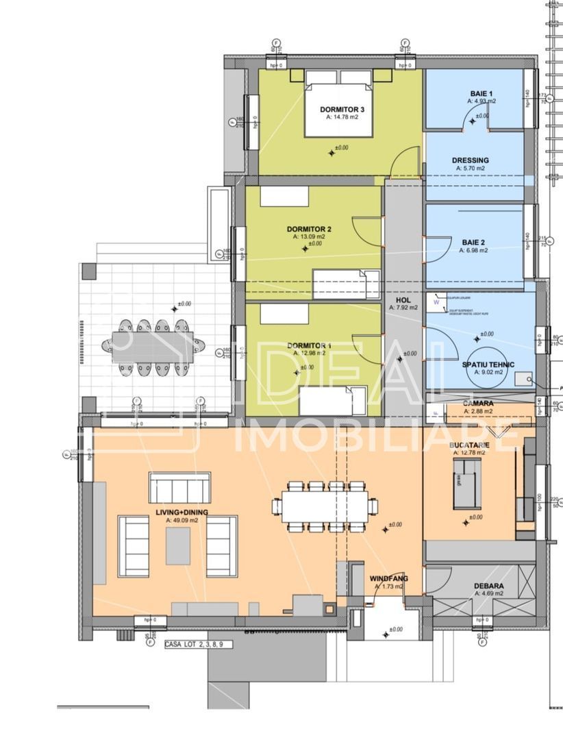 Casă premium parter, 145 mp, teren 526 mp, lângă pădure – Șelimbăr - Schiță 8