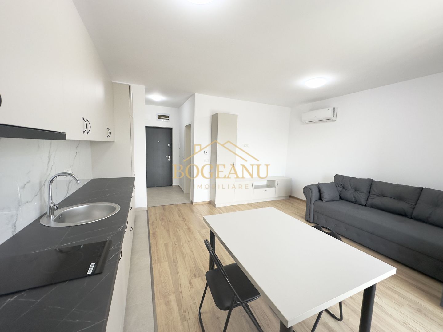 BG43-Apartament 1 cam Bloc nou,Mobilat si utilat,Parcare-Giroc - Poză 1