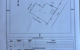 Teren intravilan 2171 mp Cateasca Arges, deschidere 49 ml  - Poză 3