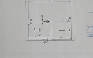 Apartament 1 camera centru Palas 35 mp 78000 euro intabulat - Poză 1