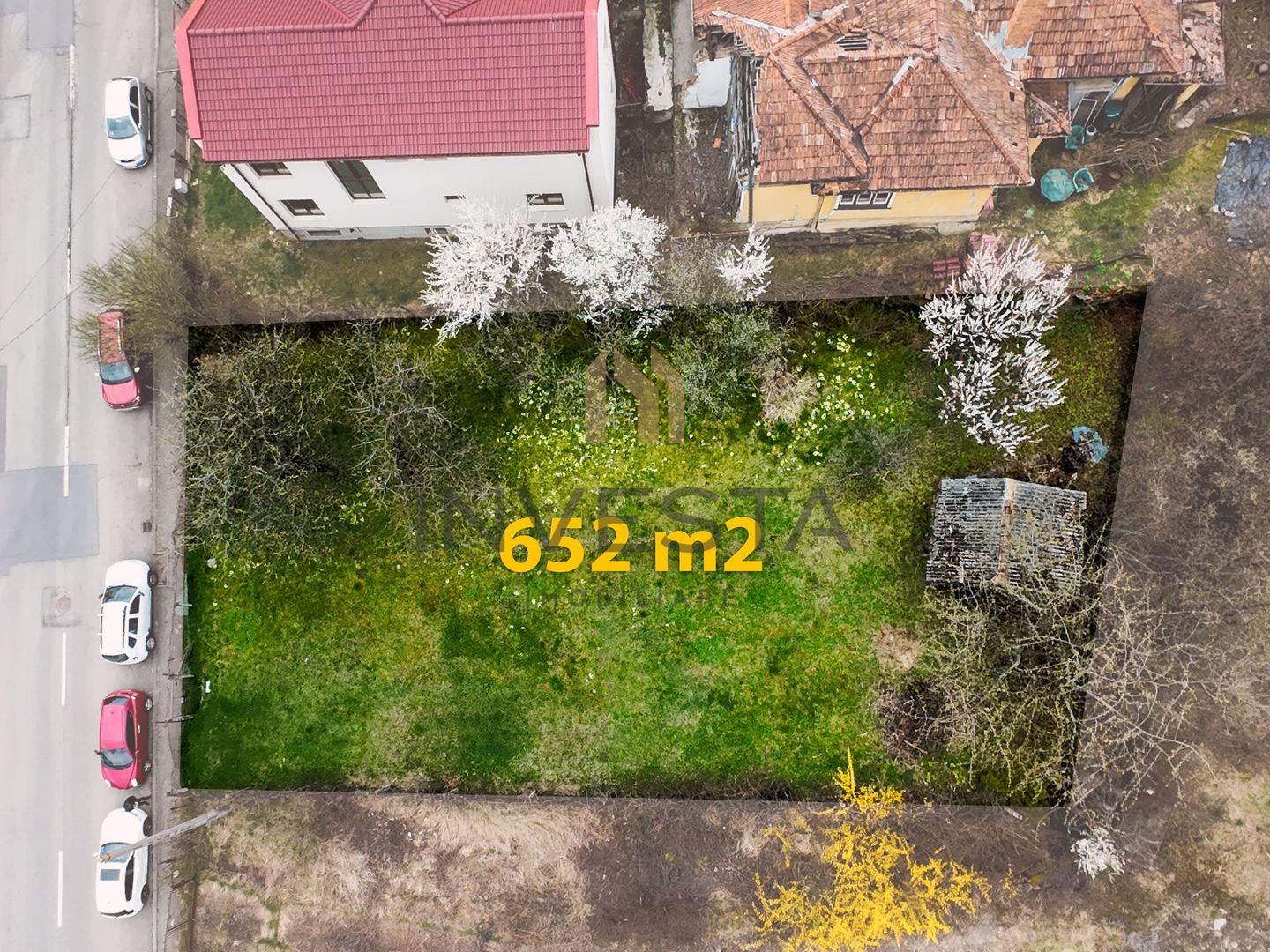 Exclusivitate! Oportunitate rara! Teren exclusivist! 652 mp front 19! - Poză 2