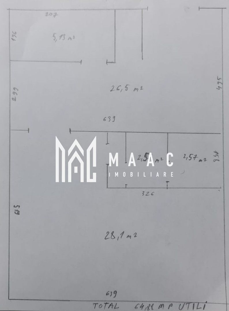 Spatiu comercial | 65MP | 2 intrari | Stefan cel Mare - Schiță 2