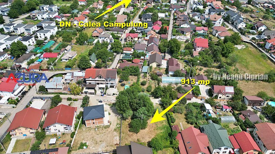Teren intravilan 913 mp, zona Cristal – Pitesti | Deschidere 26m - Poză 4