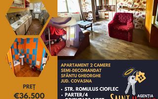 Apartament 2 camere 35 M² parter zona Ciucului mobilat si utilat - Poză 1
