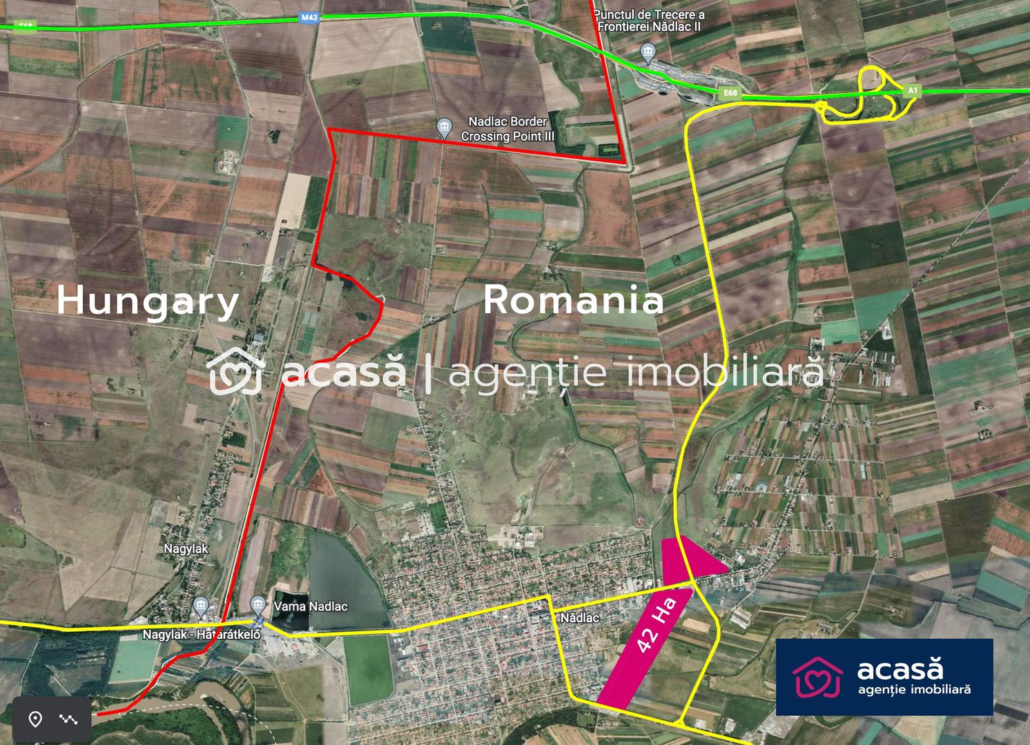 Teren industrial 42 ha Vama Nadlac - Poză 7