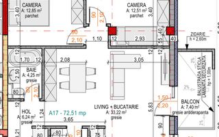 0% COMISION! Apartament 3 camere | bloc nou | 72 mp | Terra Gardens - Poză 2