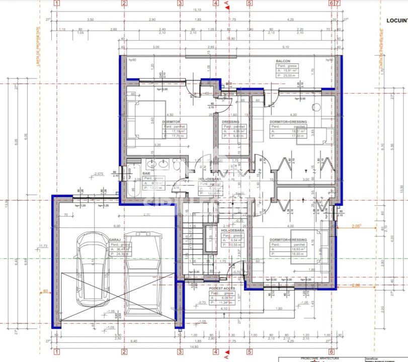 Casa noua Sibiu, Selimbar  teren 790 mp, garaj dublu, terase - Poză 8