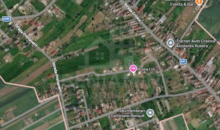 Teren intravilan Ghercesti 526mp-curent-apa-gaze-strada 11m latime - Poză 1