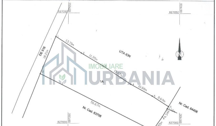 Teren intravilan 896 mp, Strada Sânzienelor, Visani, Iași – utilități, gard, preț negociabil - Poză 1