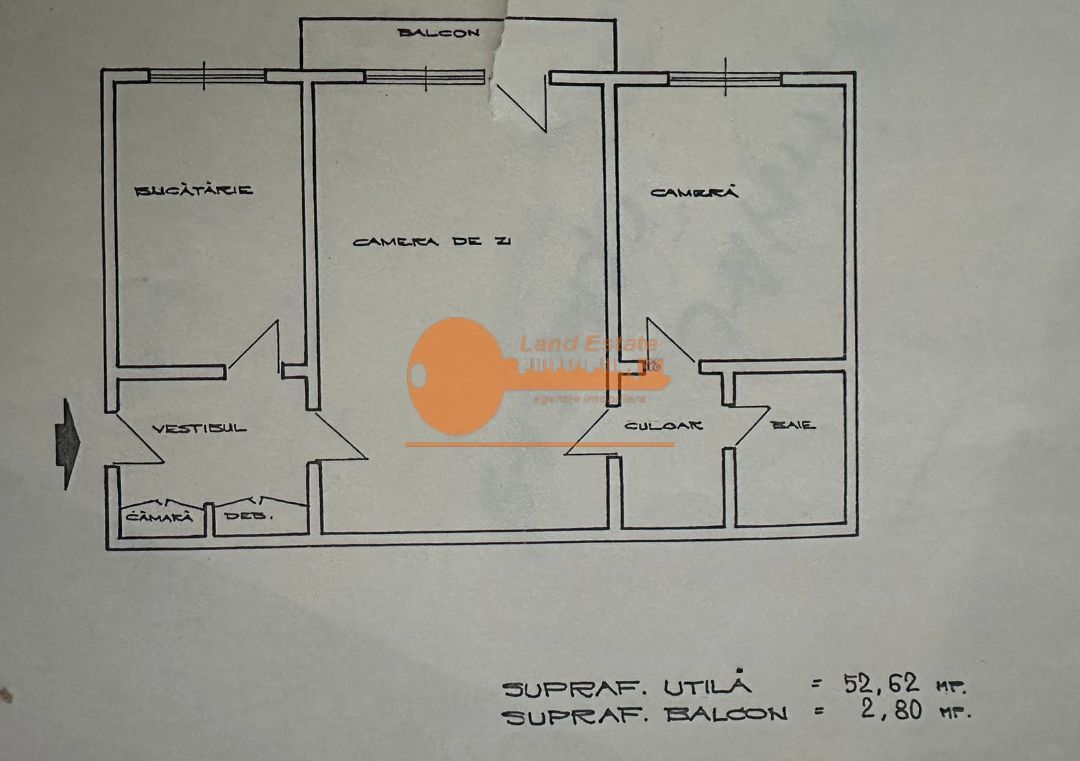 Apartament 2 camere – Crângași, la 2 minute de metrou - Schiță 9