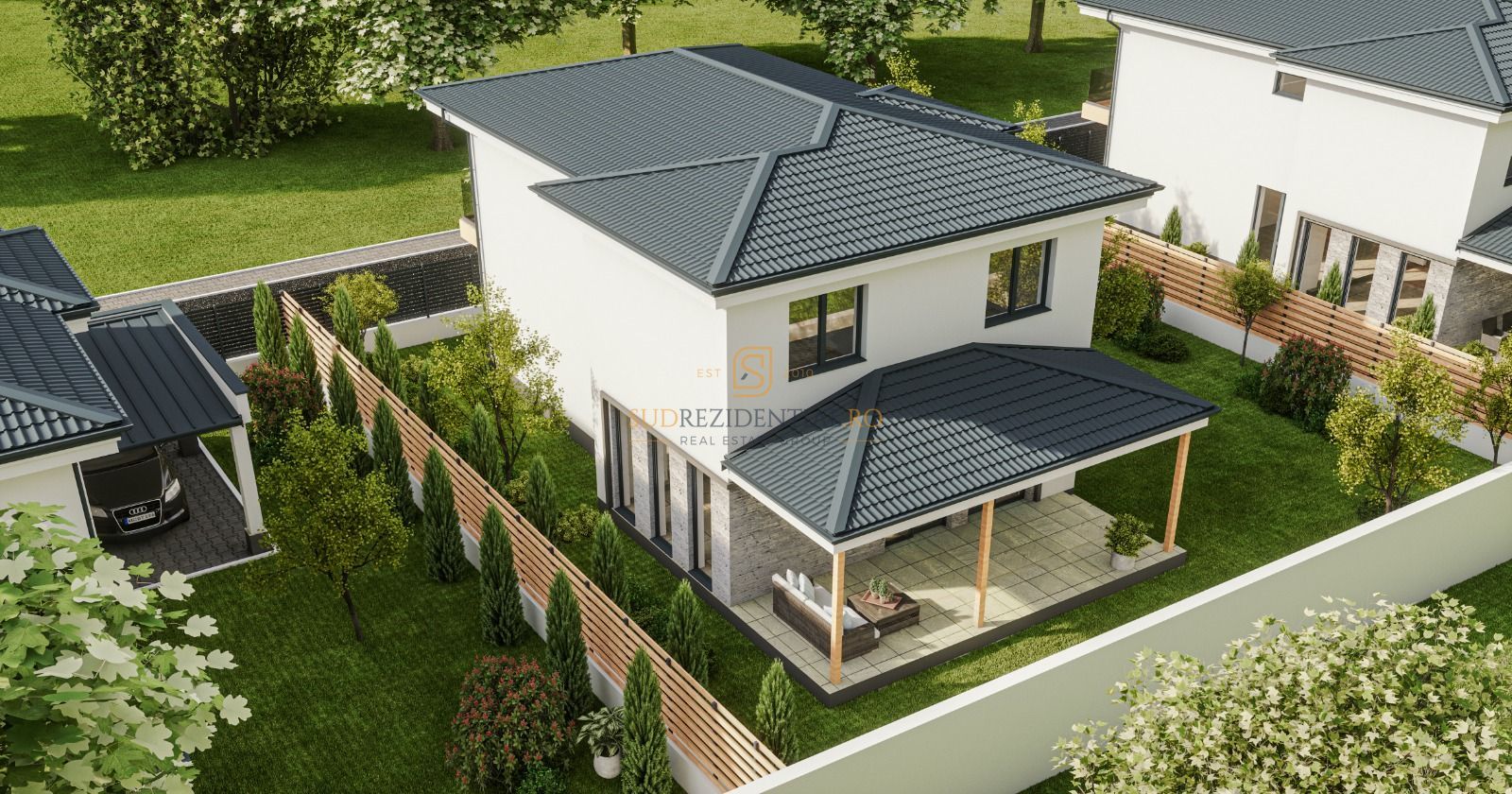 Vanzare teren cu autorizatie, 11 vile exclusiviste, Corbeanca, Ilfov - Poză 8