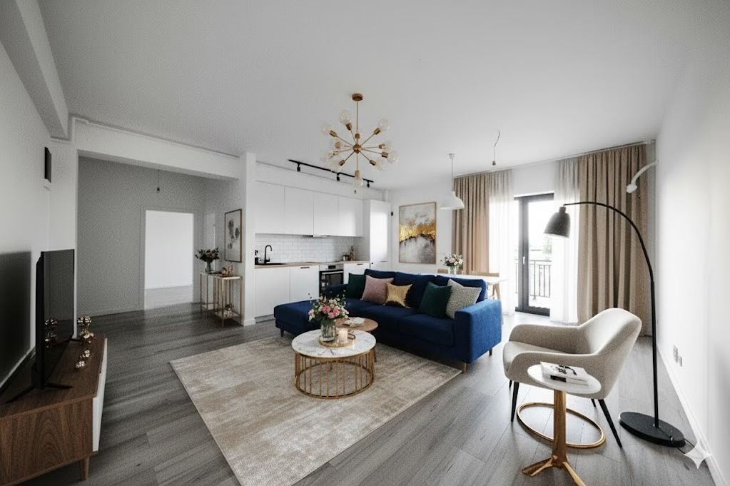 Apartamentul nr. 24 | 2 camere decomandat | Etaj 3 | Terasă 8,61 mp | - Poză 2