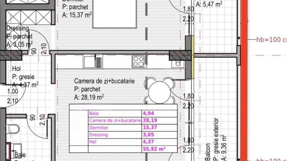 Apartament modern cu parcare subterană, într-un imobil nou. - Poză 1