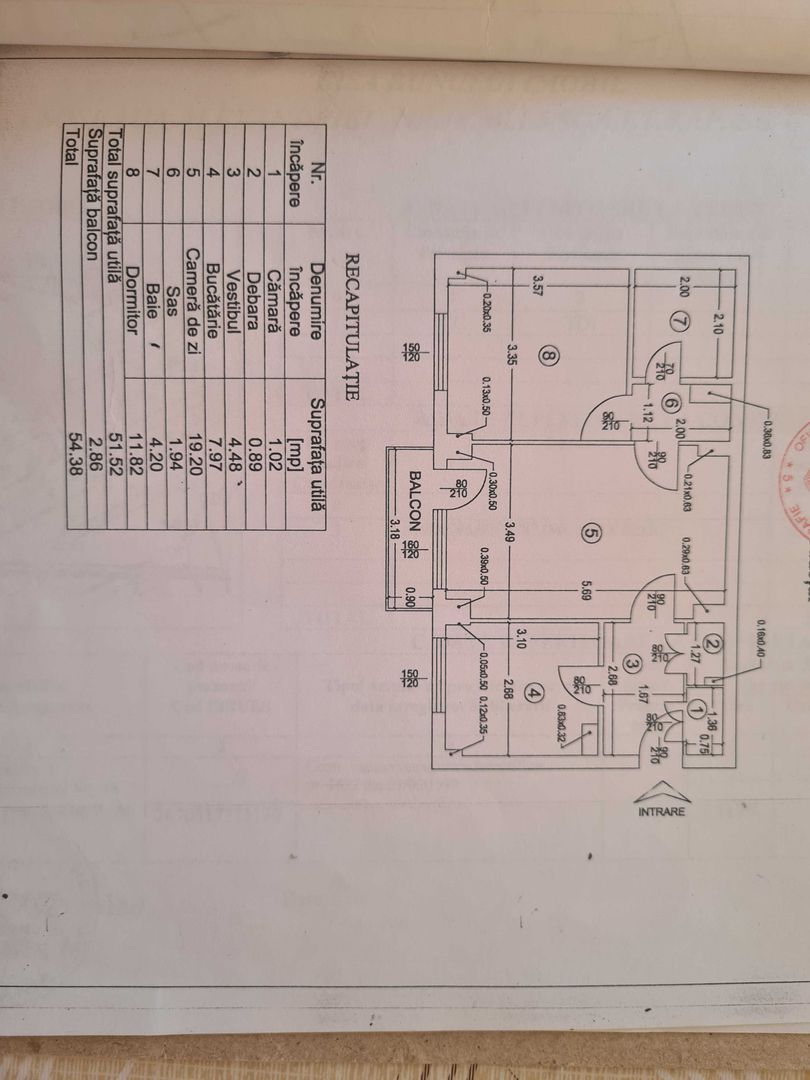 Vanzare Apartament 2 camere, 55 mp, loc de parcare, balcon închis – Sector 5 - Poză 8