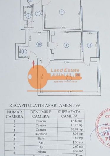 Apartament 3 camere, renovat premium | Rahova - Schiță 30