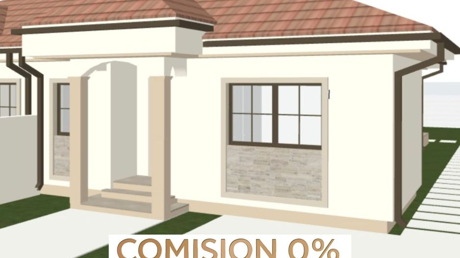 COMISION 0, DUPLEX 3 Cemere, Pe Parter, 75mp, 315 Teren, Lidl. Sacalaz - Poză 1