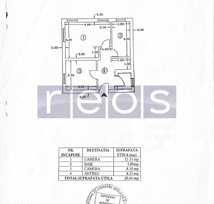VANZARE 2 CAMERE DECOMANDAT | MOBILAT UTILAT | KOGALNICEANU - Schiță 11