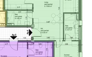 Vanzare apartament 3 camere - Oltului bloc nou - parter si etaj 2 - Poză 7