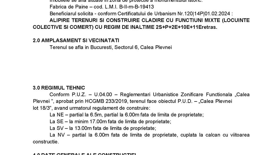 Teren cu Autorizatie de Construire | Calea Plevnei | 68 apartamente - Poză 19