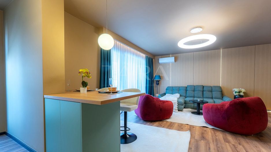 Apartament modern cu 2 camere și terasă generoasă – zona Iulius Mall. - Poză 5
