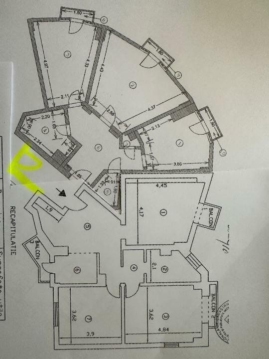 Penthouse, 6 cam, terasă, 160mp utili Piata Alba Iulia. - Poză 13