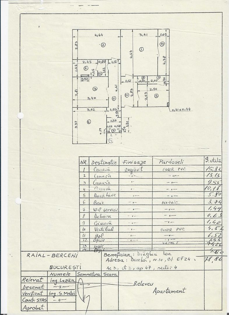 Apartament 4 camere. Zona Covasna. Intre Bld. Obregia si Bld. Brancoveanu. - Poză 7