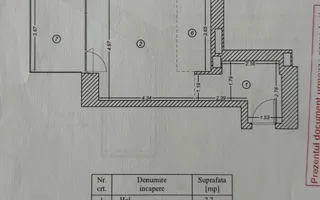 Apartament 2 camere de vanzare One Verdi vedere Park. - Schiță 11