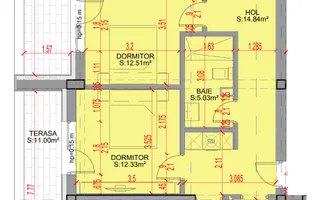 Apartament 4 Camere | 116 mp Total, 2 Terase | Comision 0% - Poză 30