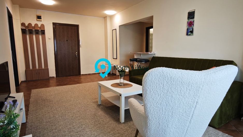 Apartament 2 camere, 65 mp, etaj 8/8, bloc 1990, lift, Decebal - Poză 2