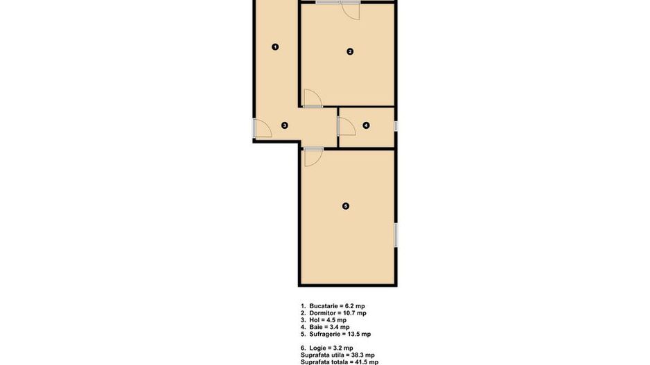 Apartament 2 camere, etaj 1, renovat complet, zona Centru; - Poză 6