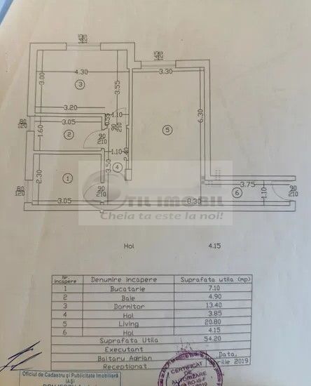 Apartament 2 camere, 54 mp + grădină 18 mp – 91.900 € - Poză 8