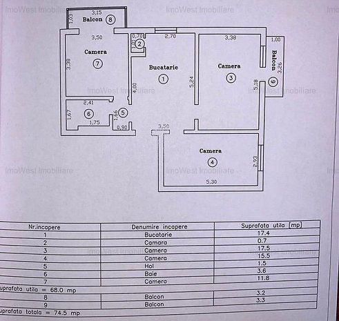 Apartament 3 camere , zona Soarelui. - Poză 7
