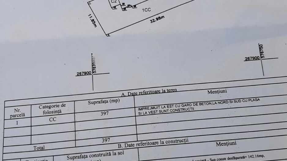 Casă cu garaj și anexe, teren 397 mp – Șoseaua Bălănoaiei - Schiță 10