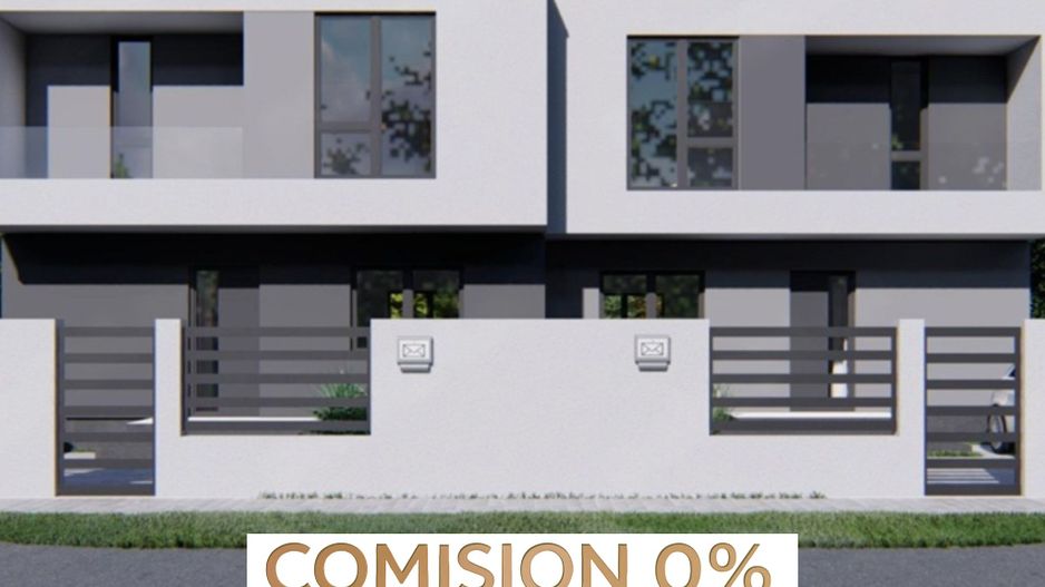 COMSION 0%, Duplex 4 Camere, Cartier NOU, 117 mp, 330mp Teren, SACALAZ - Poză 1