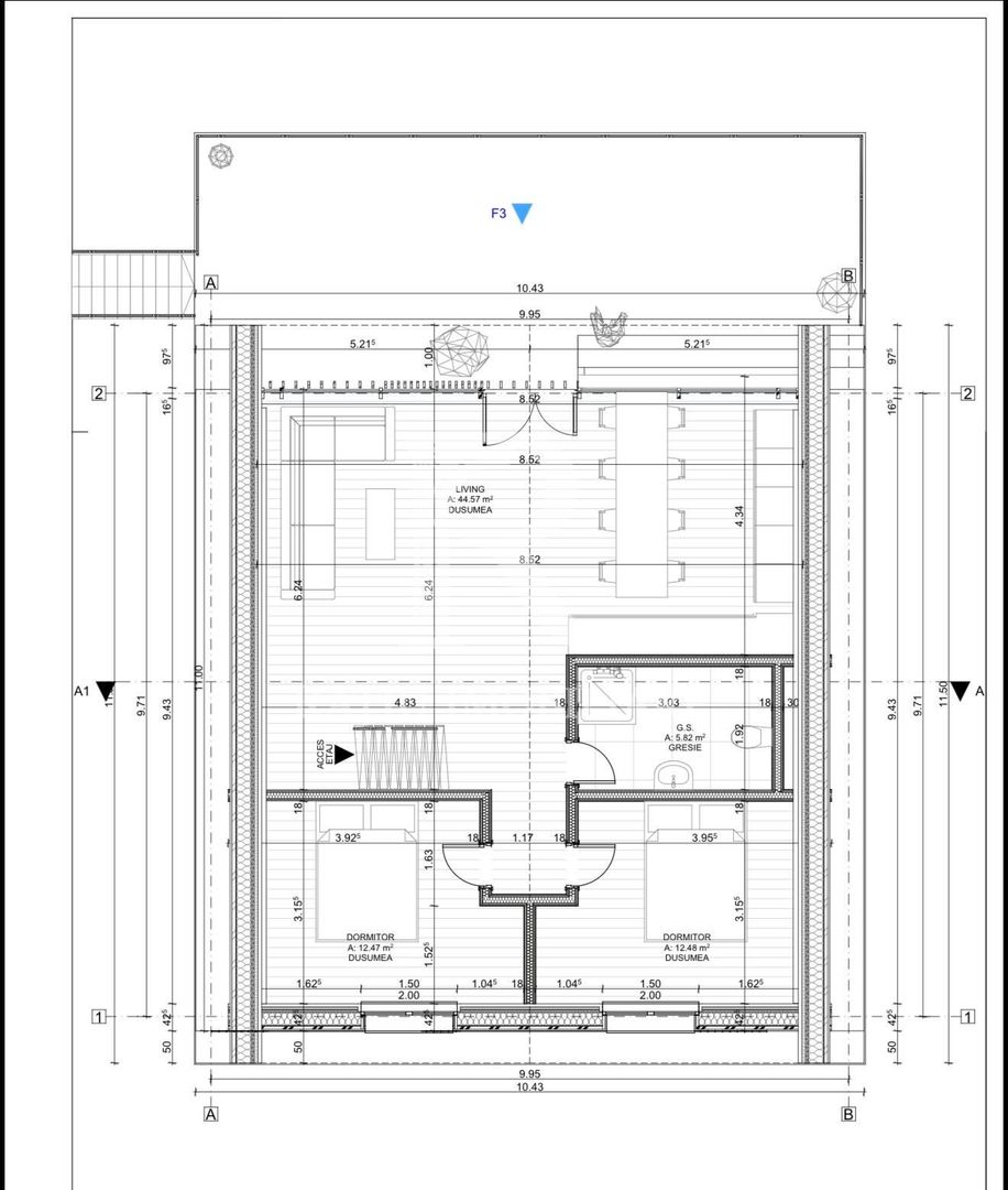 A-FRAME GRAND – STRUCTURĂ METALICĂ PREMIUM | 5 CAMERE - Poză 7