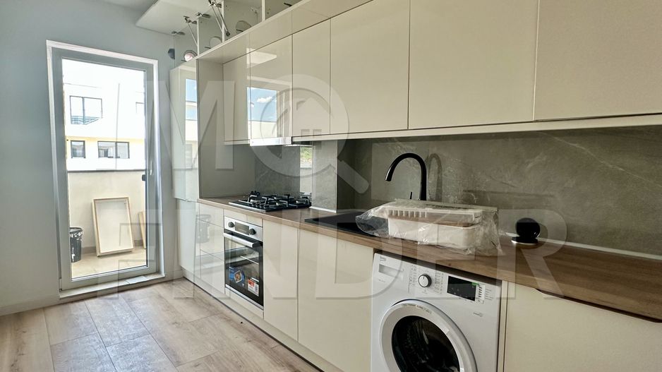 3 camere,  Eroilor Residence Floresti, bucatarie mobilata si utilata - Poză 3