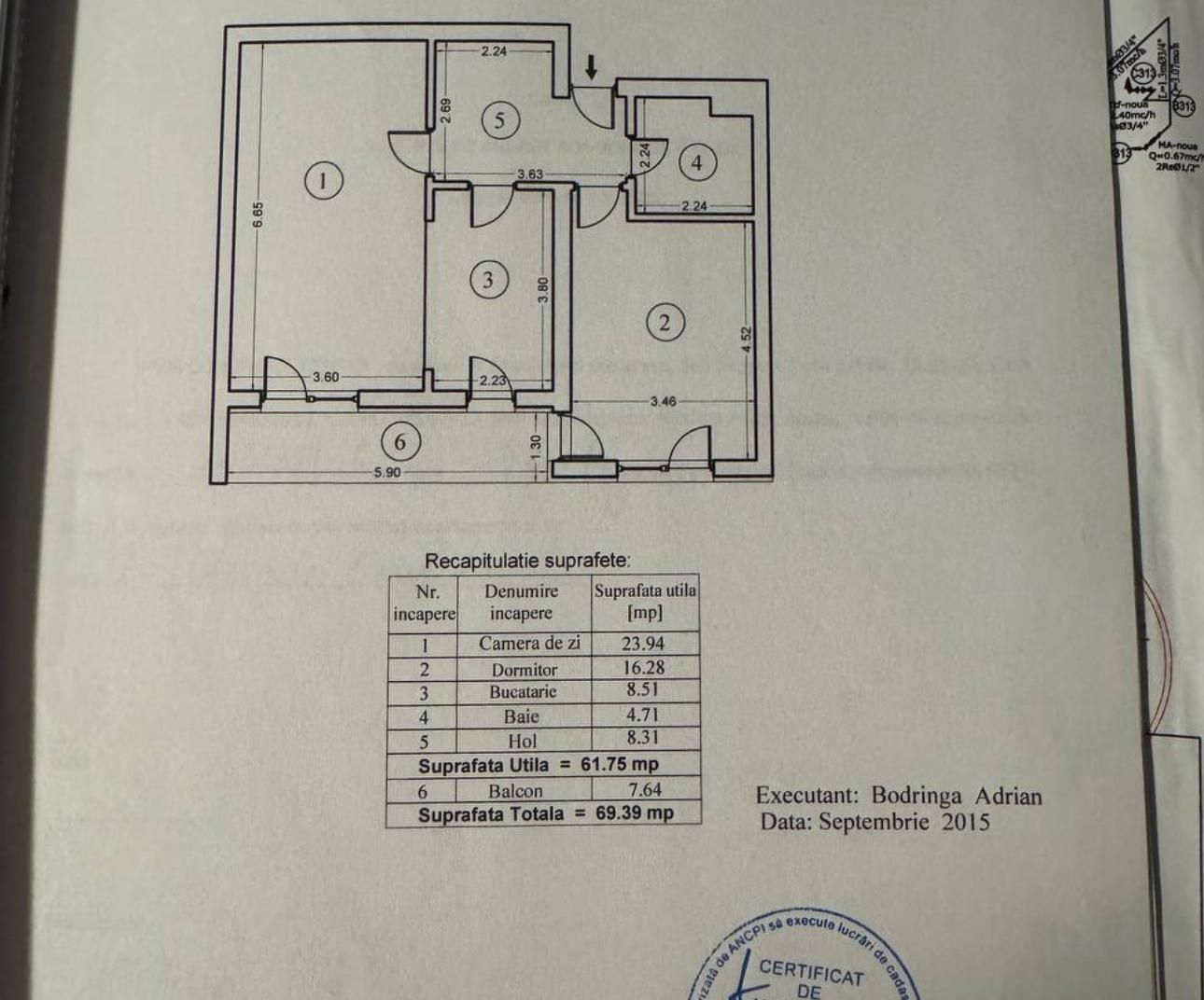 2 Camere 69m Parcare 5Min Metrou P. Poenaru 20 Th Politehnica Crangasi - Poză 16