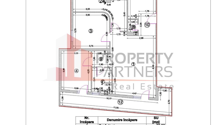 Apartament 4 camere Water Lily - Baneasa - Schiță 8