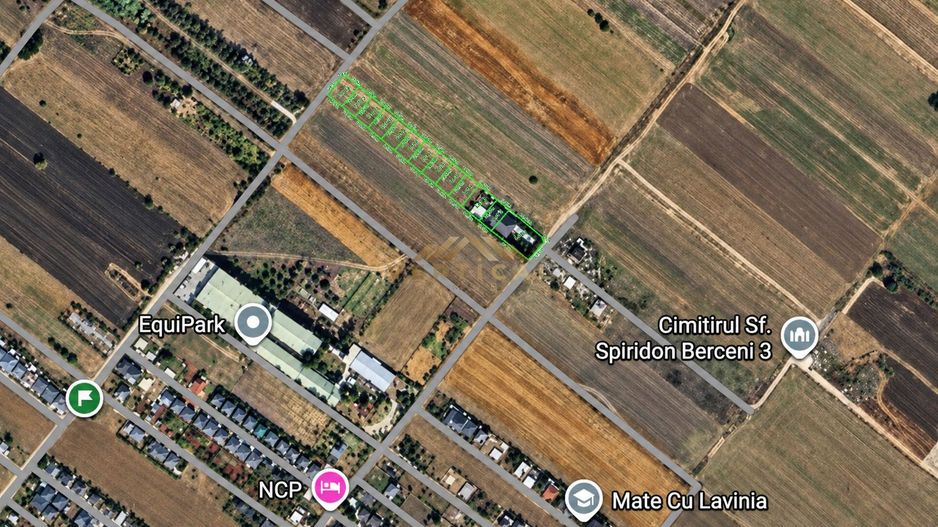 Teren Berceni – ultimele loturi | Curent la fiecare lot | 32.500 € - Poză 1
