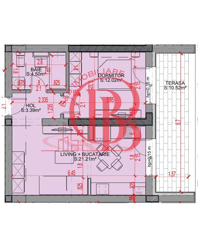 2 Camere-Studio-Ideal Investie-Titan-Pallady-Sector 3 - Schiță 2