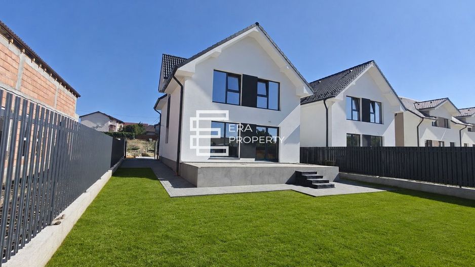 Casă nouă, 5 camere, terasă 22 mp, teren 340 mp – Șura Mare - Poză 1