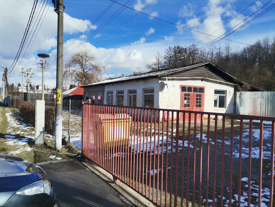 Vanzare hala atelier, stradal, Stalpeni - Poză 1