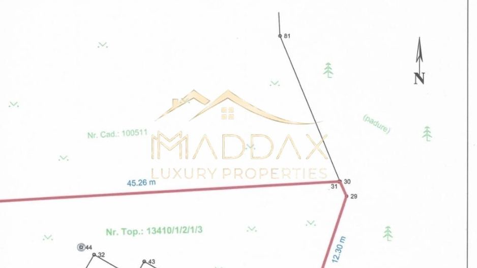 Pensiune Predeal *858mp *teren 1000mp - Schiță 2