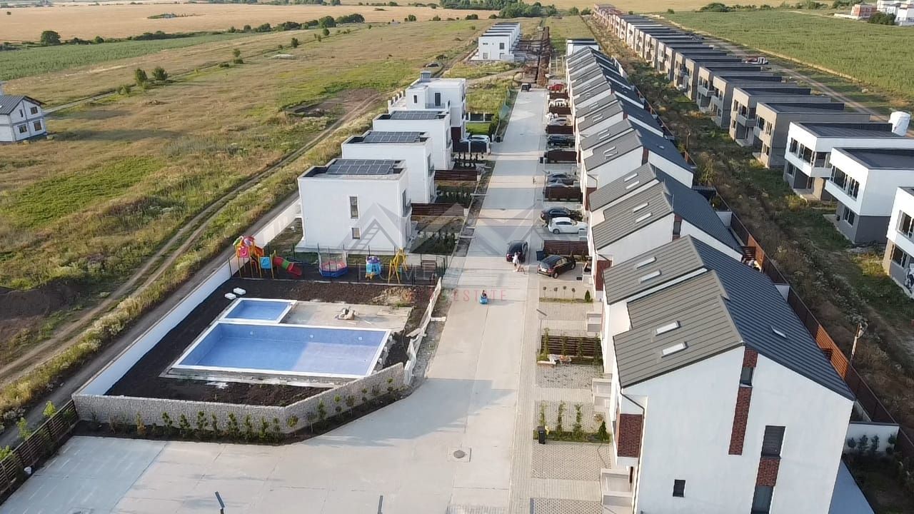 Casă P+1+M de vânzare în Otopeni–Tunari | Ansamblu nou, 3 dormitoare, mobilată - Poză 3