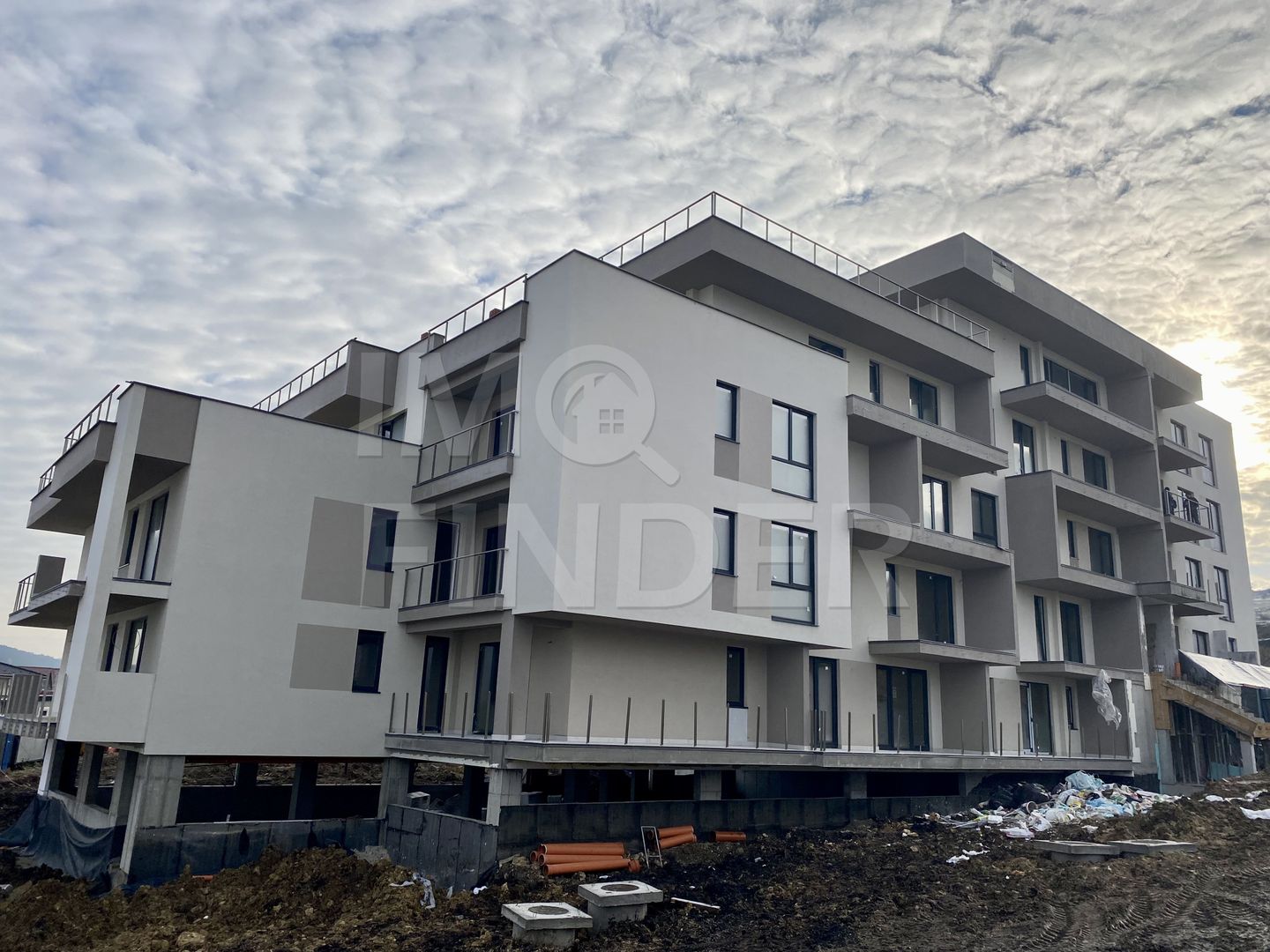 Apartament 3  camere, 64 mp, zona VIVO, semifinisat - Poză 10